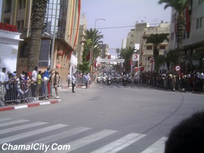 le roi mohamed 6  dans un elhociema